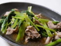 豚肉と小松菜の浅煮